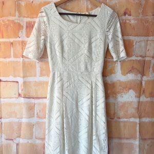 Ivory Colored Pullover Sz S Dress